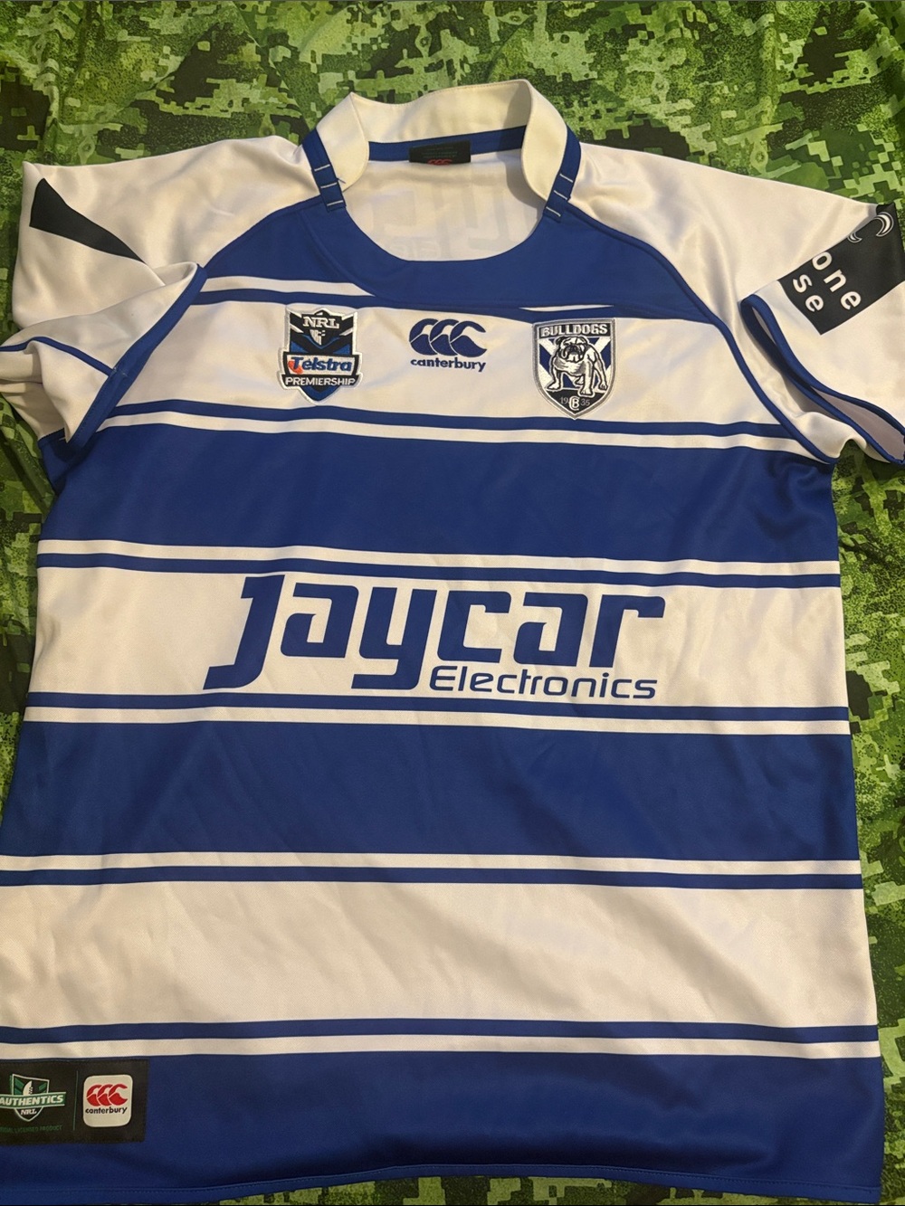 Canterbury NRL Bulldogs Australia Rugby Jersey